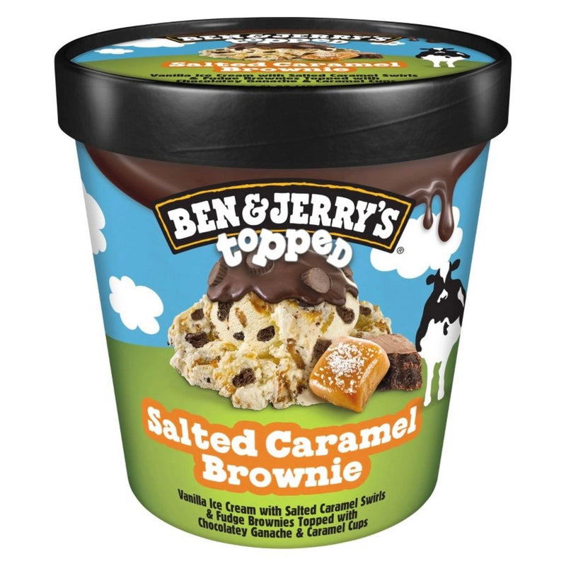 Ben & Jerry's Topped Salted Caramel Brownie Ice Cream - 1pt