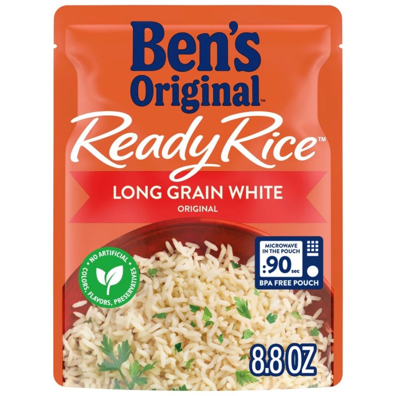 Ben's Original Ready Rice White Rice Microwavable Pouch - 8.8oz