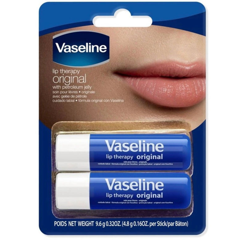 Vaseline Original Lip Therapy Stick - 2pk/ 0.16oz each