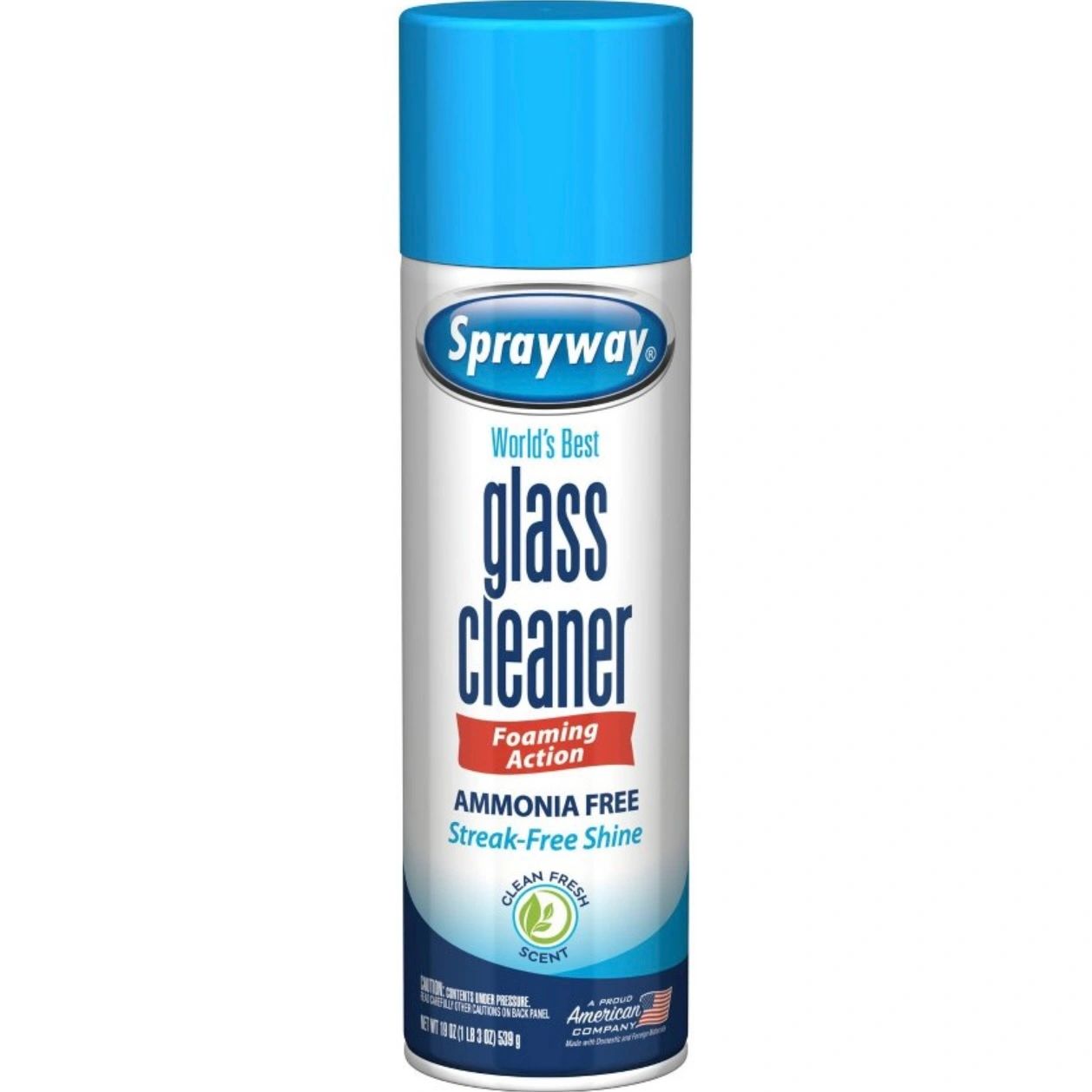 Sprayway Glass Cleaner Ammonia Free Aerosol - 19oz