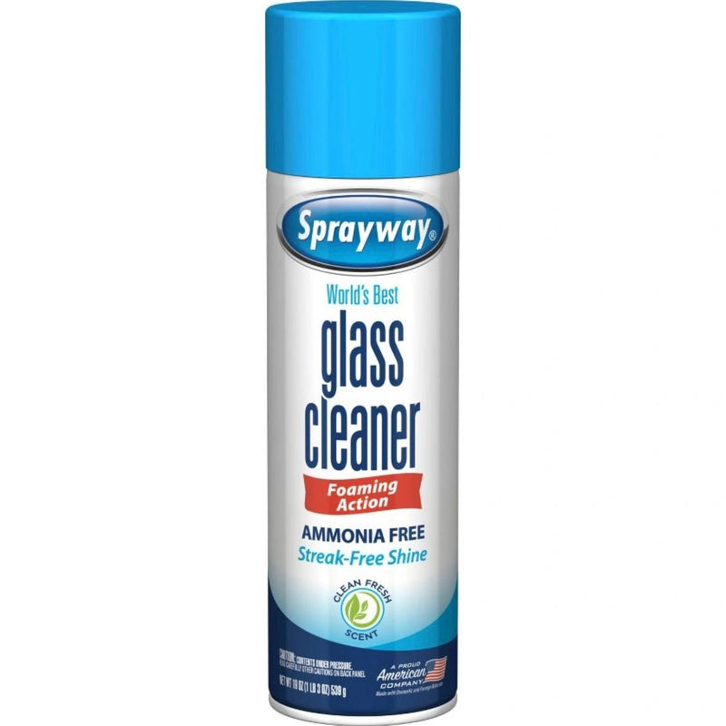 Sprayway Glass Cleaner Ammonia Free Aerosol - 19oz