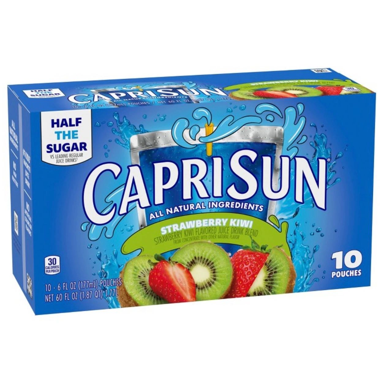 Capri Sun Strawberry Kiwi Pack - 10pk/6 fl oz Pouches