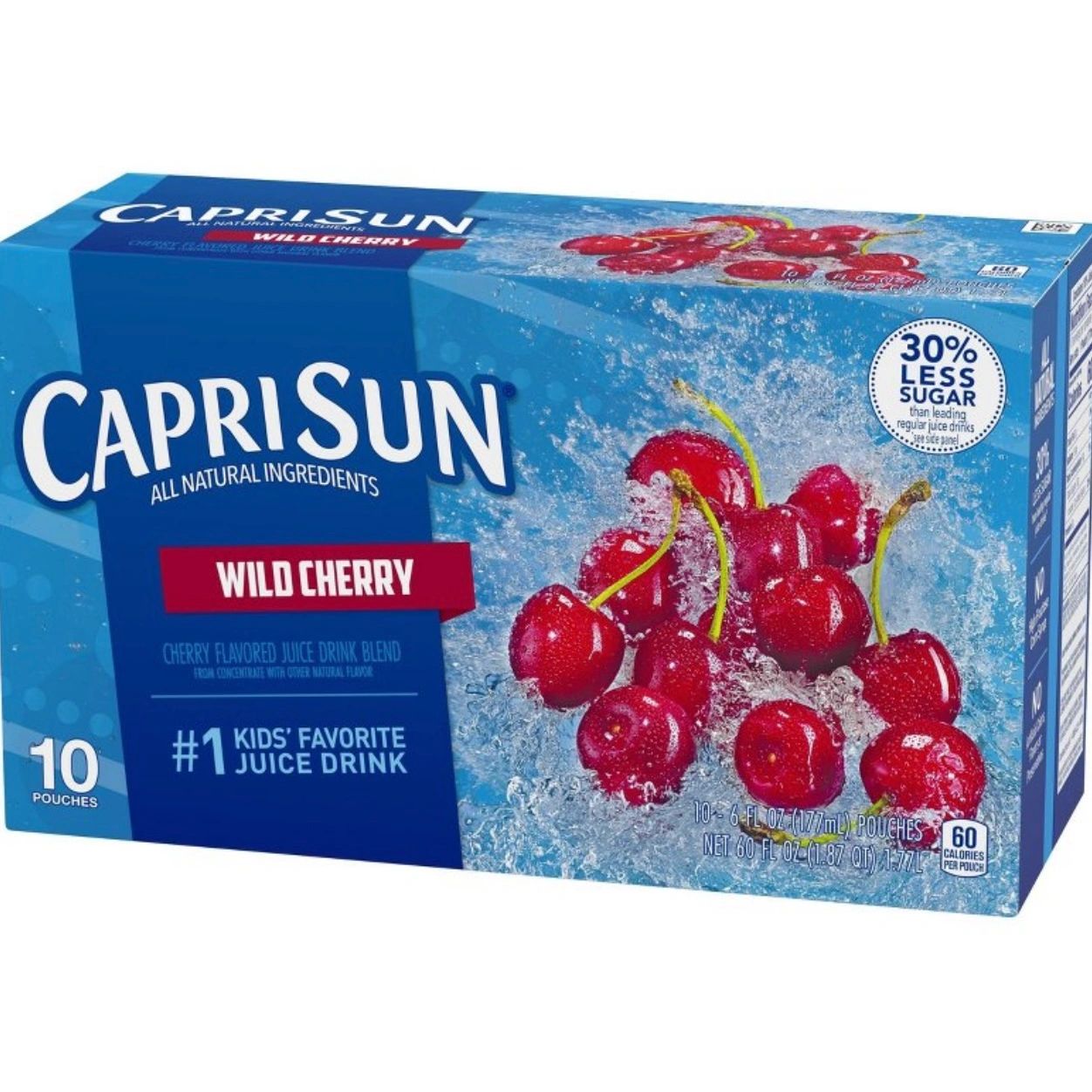 Capri Sun Wild Cherry - 10pk/6 fl oz Pouches