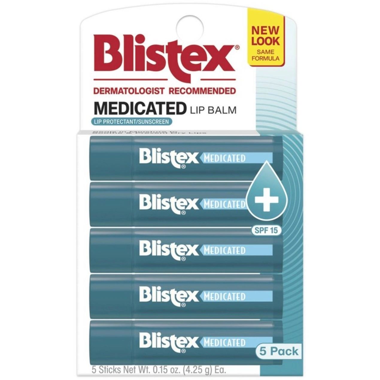 Blistex Medicated Lip Balm - 0.15oz/5pk