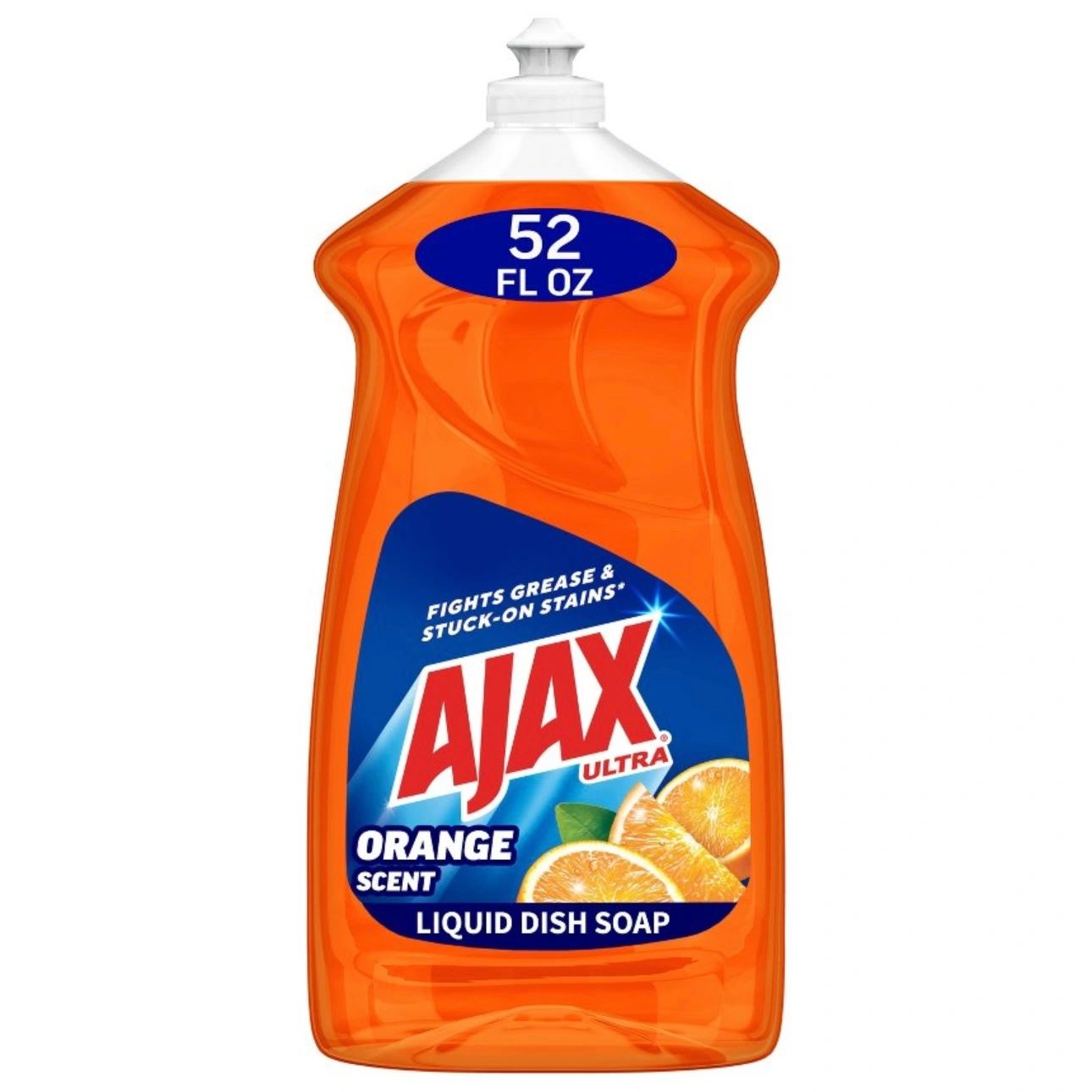 Ajax Orange Ultra Triple Action Dishwashing Liquid Dish Soap - 52 fl oz