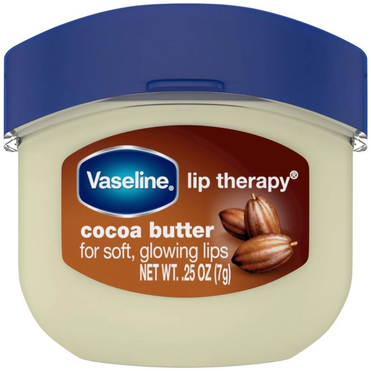 Vaseline Lip Therapy Mini Lip Balm - Cocoa Butter - Travel Size - 0.25oz