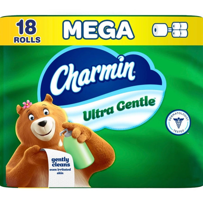 Charmin Ultra Gentle Toilet Paper - 18 Mega Rolls