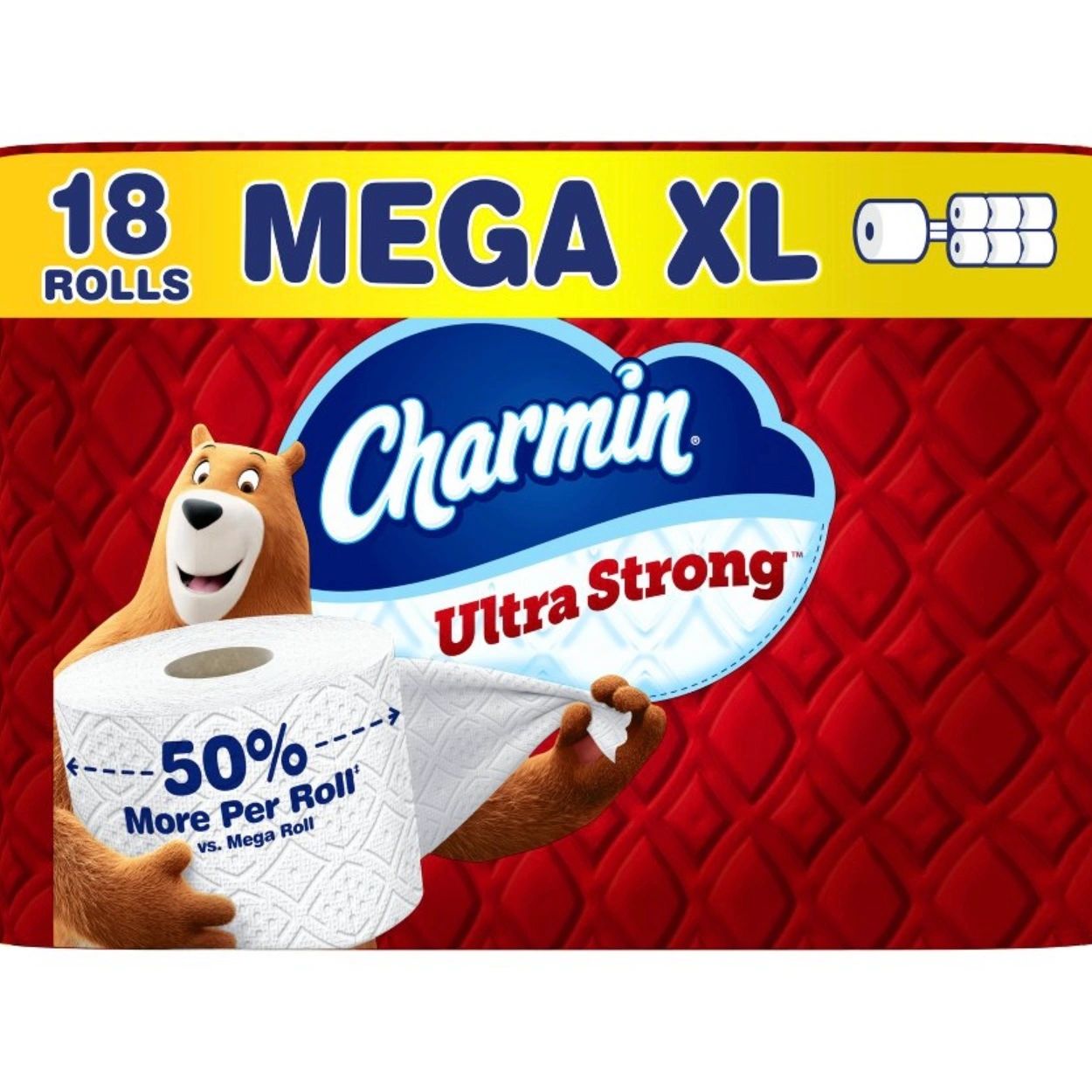 Charmin Ultra Strong Toilet Paper - 18 Mega XL Rolls