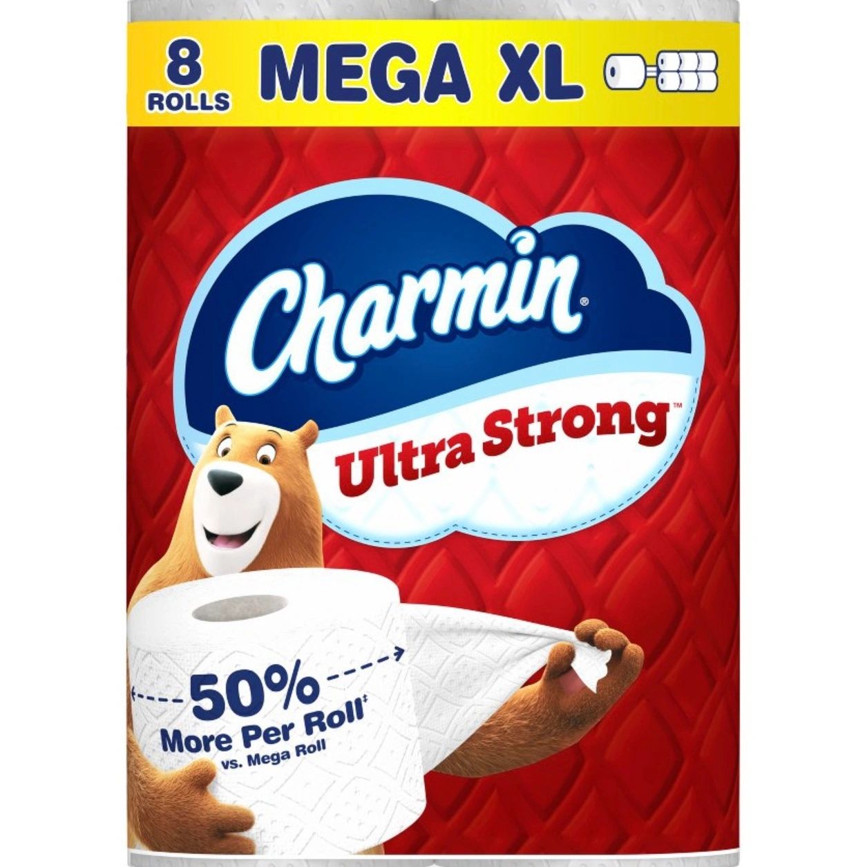 Charmin Ultra Strong Toilet Paper - 8 Mega XL Rolls
