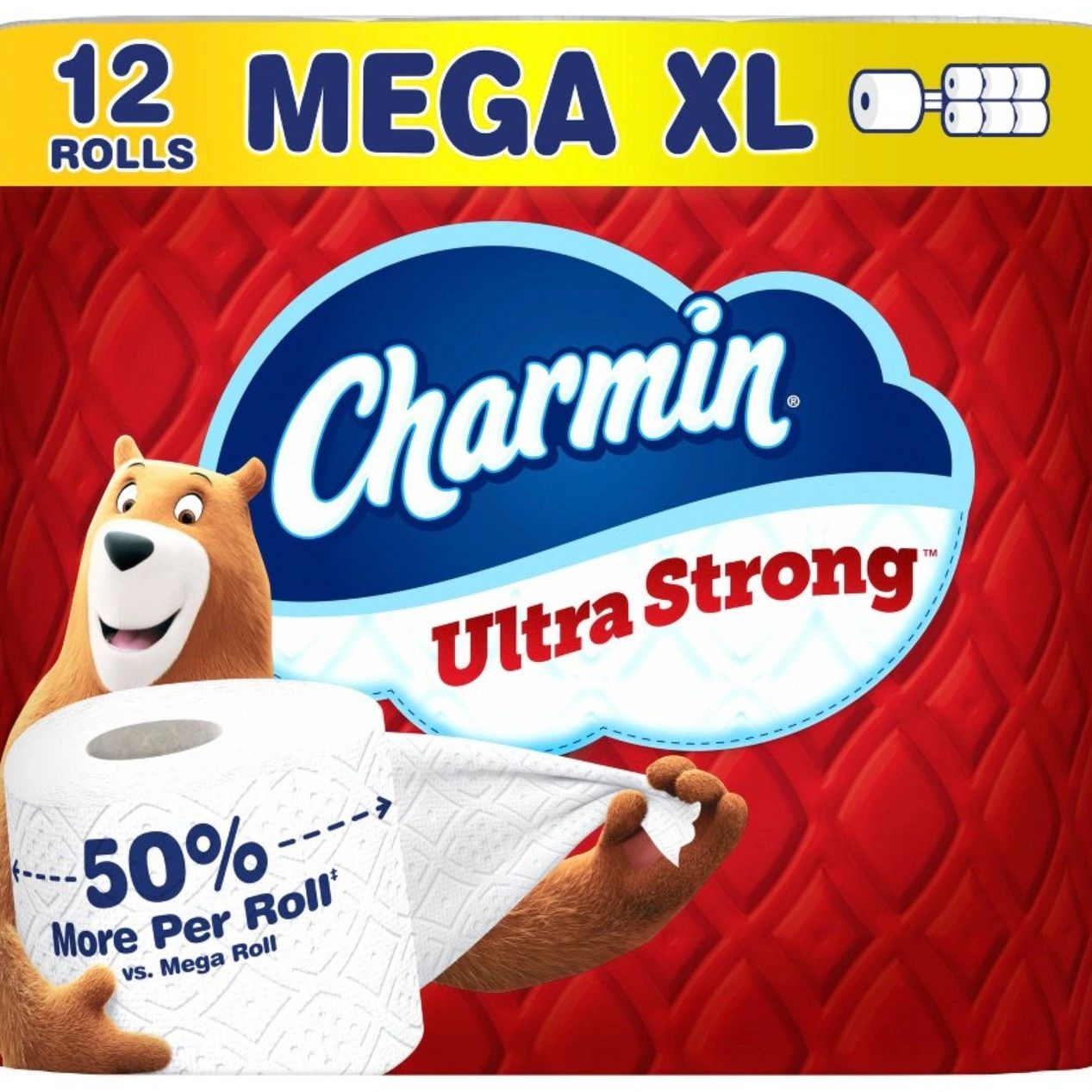 Charmin Ultra Strong Toilet Paper - 12 Mega XL Rolls