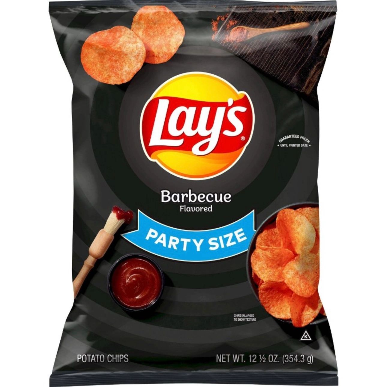 Lay's Barbecue Flavor Party Size Potato Chips - 12.5oz