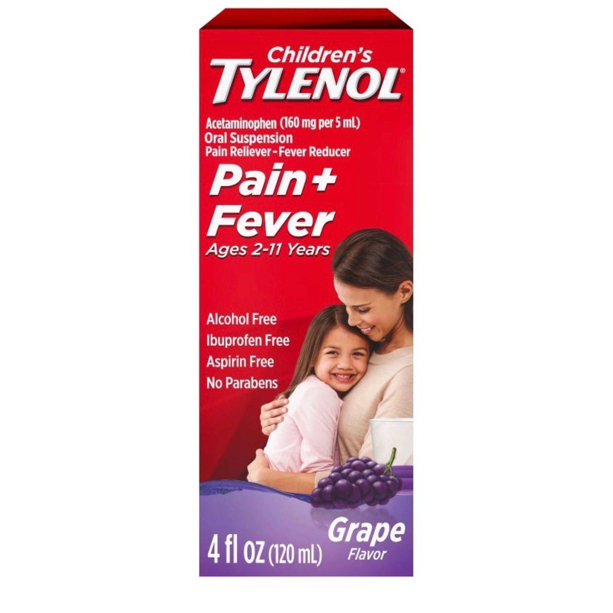 Children's Tylenol Grape Oral Suspension - 4 fl oz