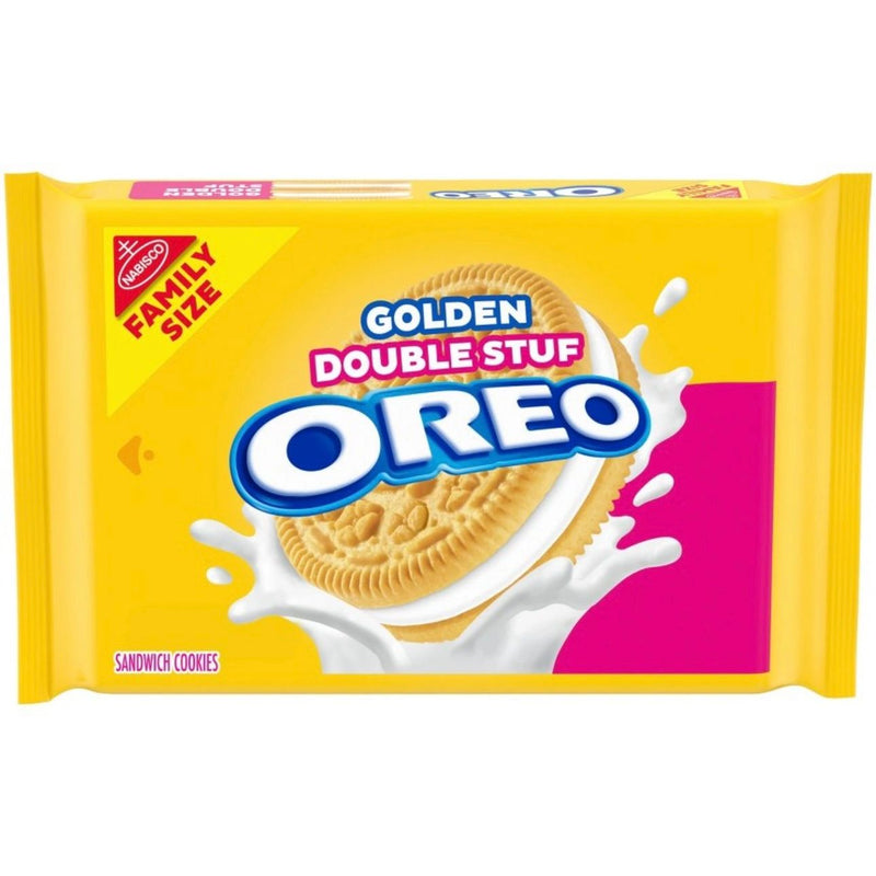 Oreo Golden Double Stuf Cookies - Family Size - 18.71oz
