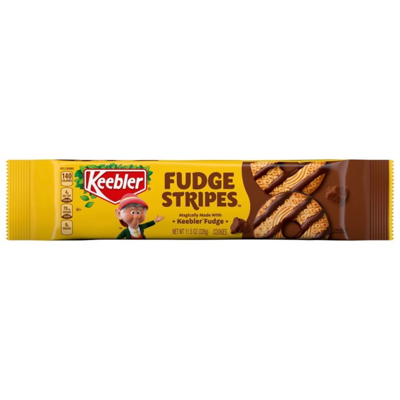Keebler Fudge Stripes Family Size Cookies - 17.3oz