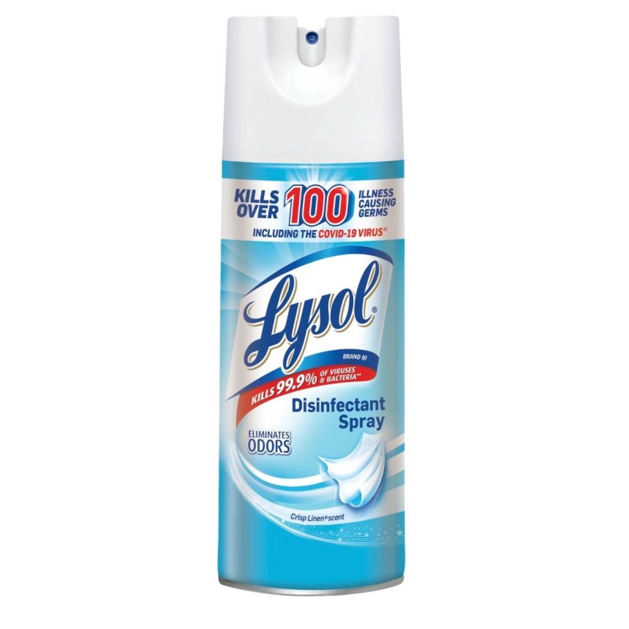 Lysol Crisp Linen Disinfectant Aerosol Spray - 12.5 fl oz