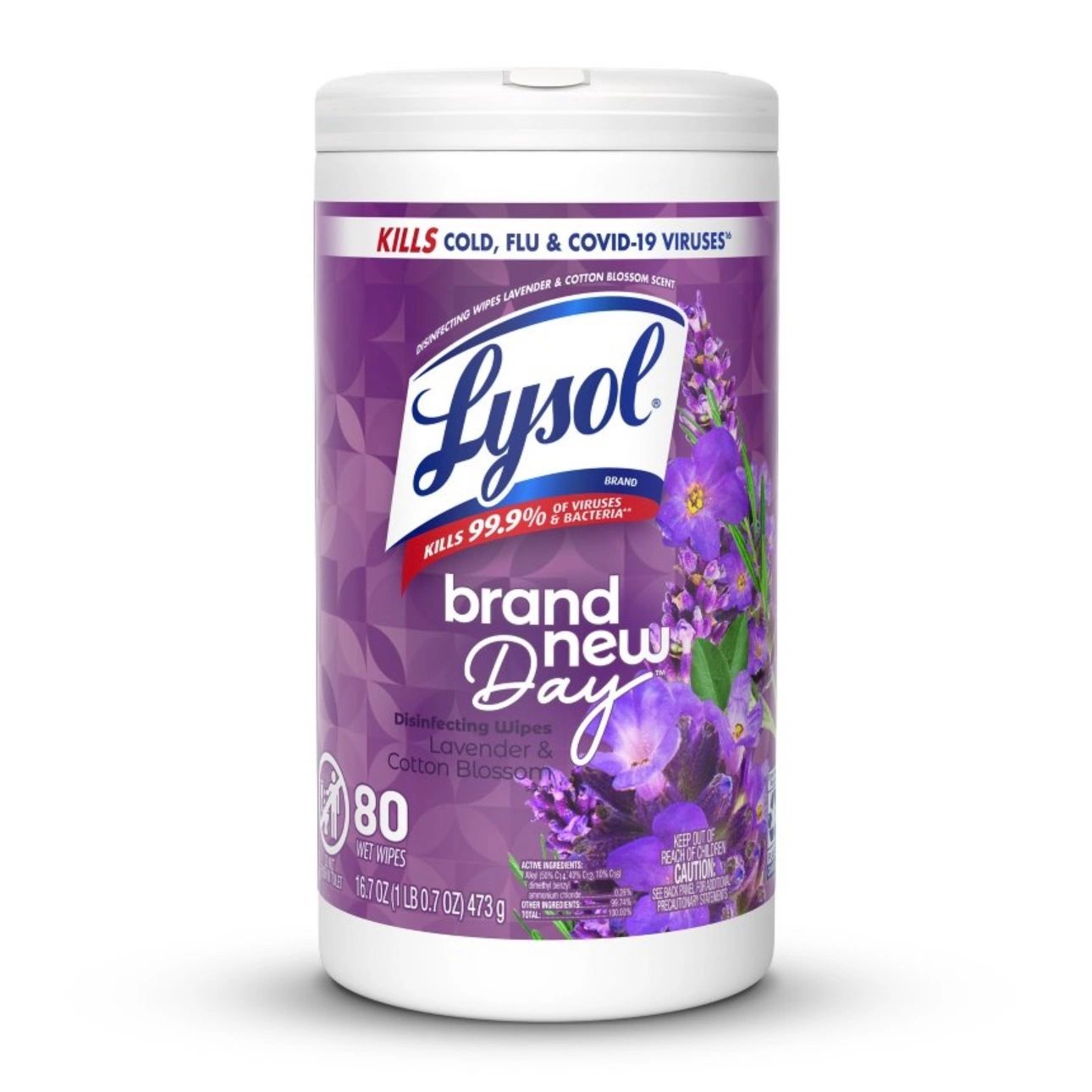 Lysol Lavender Disinfecting Wipe - 80ct