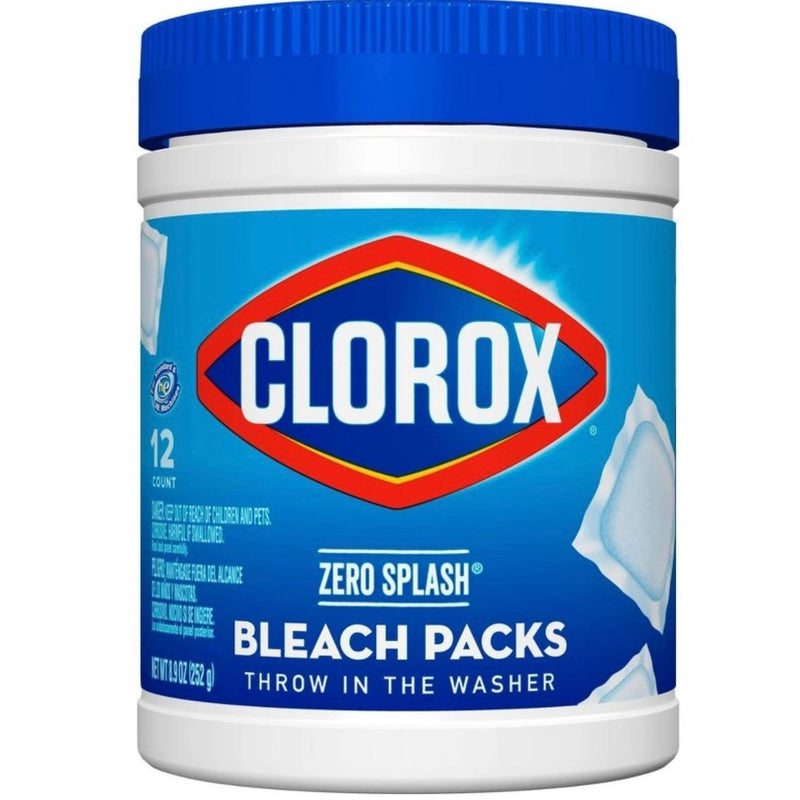 Clorox Zero Splash Bleach Packs - 12ct