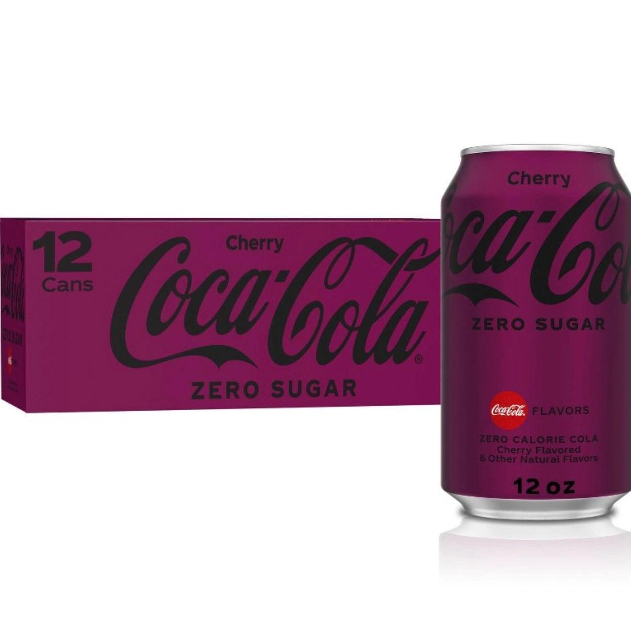 Coca-Cola Cherry Zero - 12pk/12 fl oz Cans