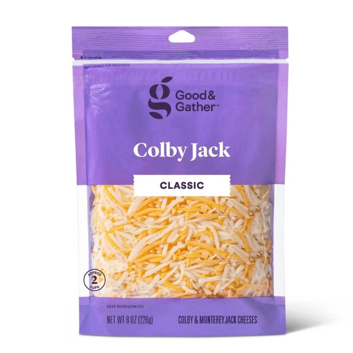 Shredded Colby Jack Cheese - 8oz - Good & Gather™