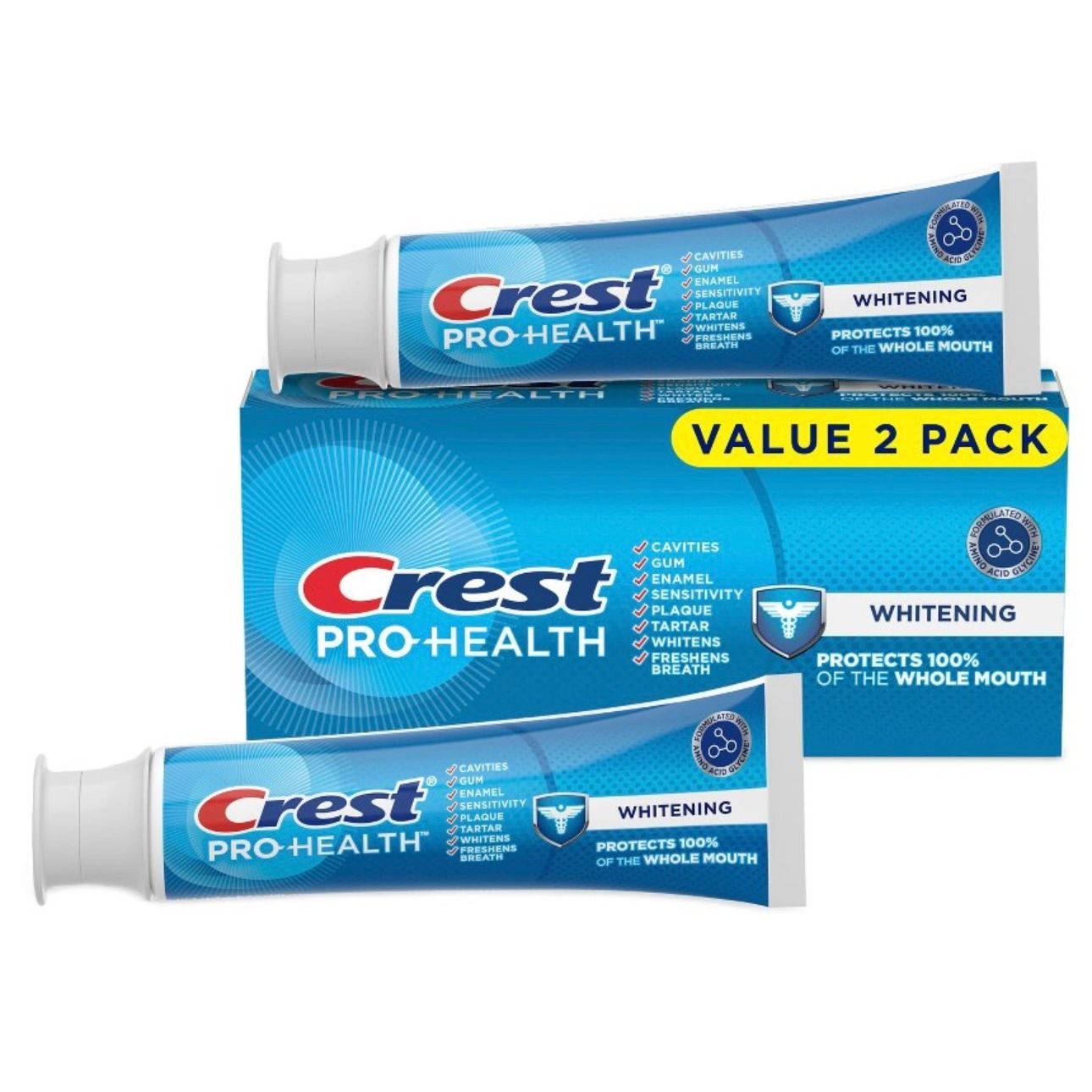 Crest Pro-Health Whitening Gel Toothpaste 4.3oz - 2 Pack