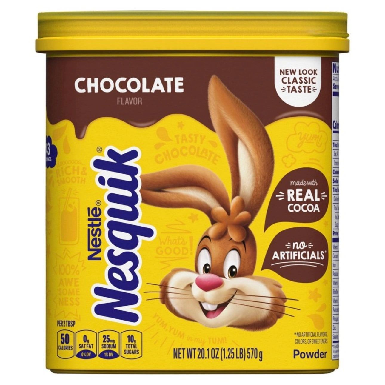 Nestle Nesquik Chocolate Flavor Powder Drink Mix for Chocolate Milk - 20.1oz