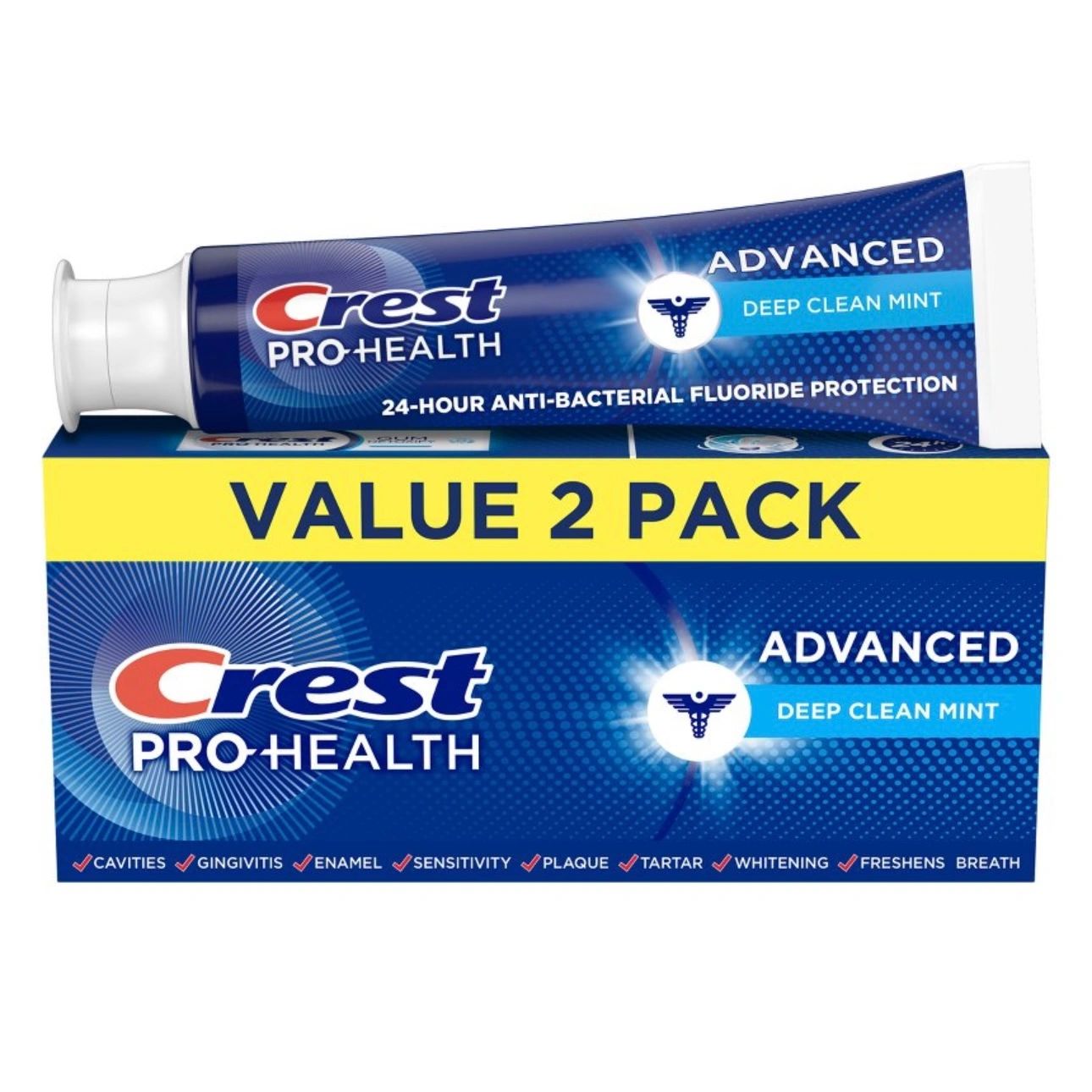 Crest Pro-Health Advanced Deep Clean Mint Toothpaste - 5.1oz/2ct