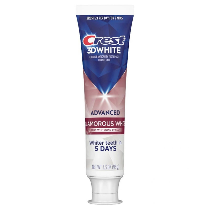 Crest 3D White Advanced Glamorous Teeth Whitening Toothpaste - 3.3oz
