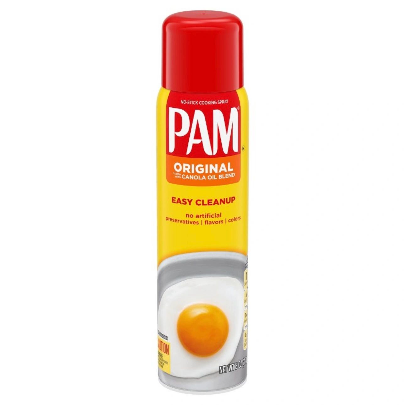 PAM 100% Natural Fat-Free Original Canola Oil Cooking Spray - 8oz