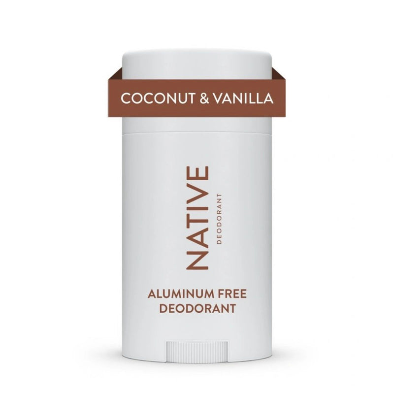 Native Solid Deodorant for Women & Men - Coconut & Vanilla - Aluminum-Free 2.65oz