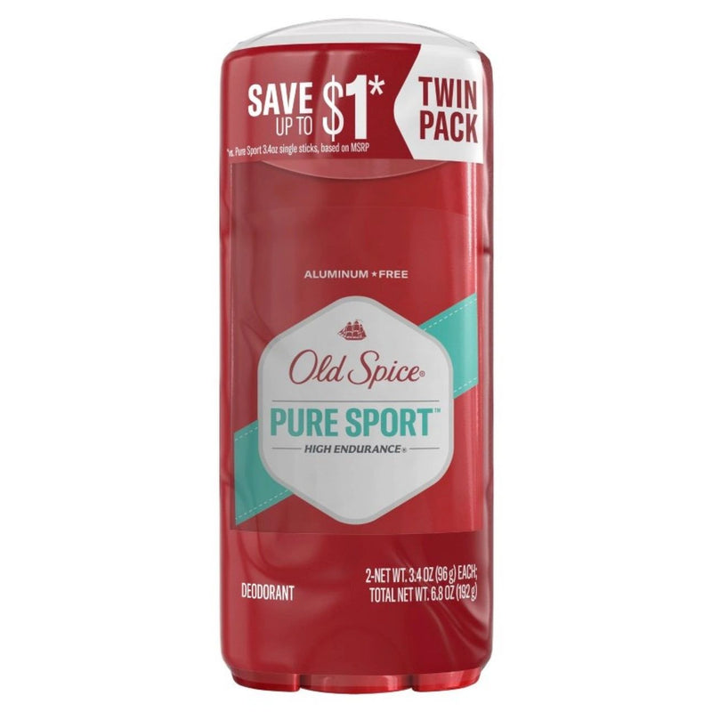 Old Spice High Endurance Deodorant for Men - Aluminum-Free - 3.4oz/2pk
