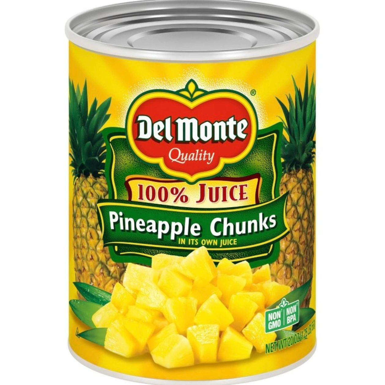 Del Monte Pineapple Chunks in 100% Juice 20oz