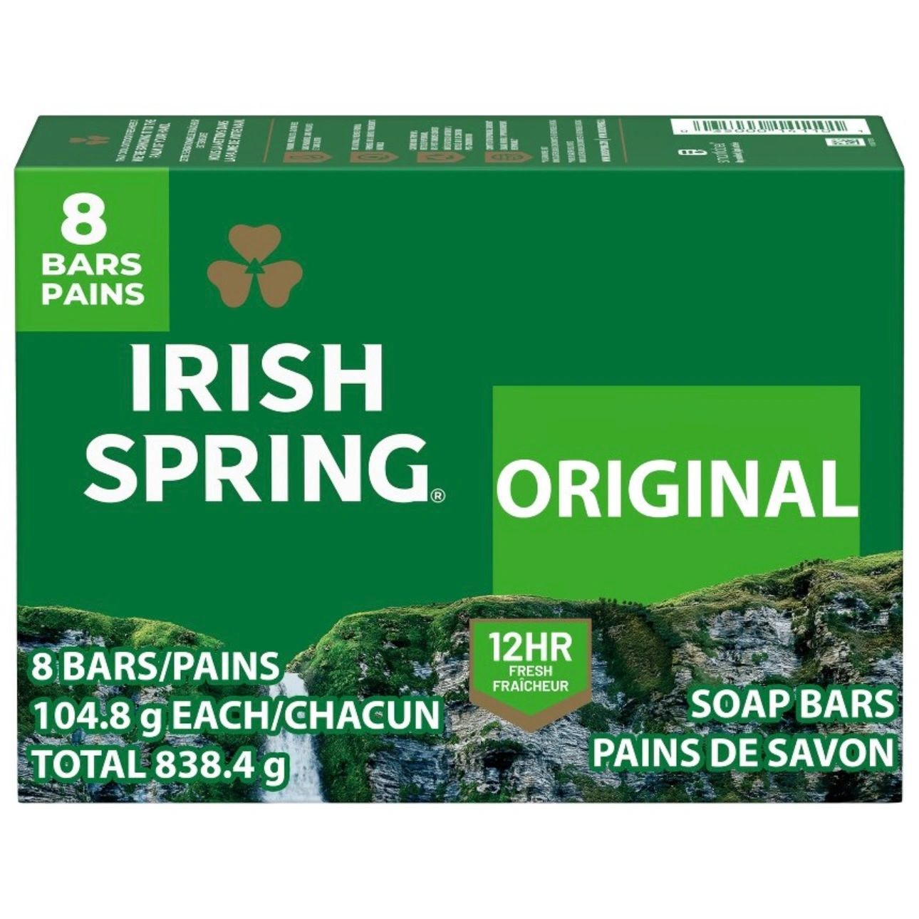 Irish Spring Bar Soap - Original Clean - 3.7oz/8ct
