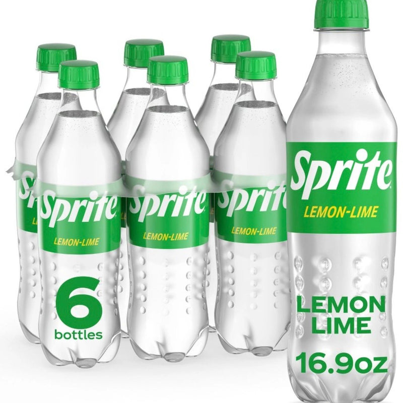 Sprite Soda - 6pk/16.9 fl oz Bottles