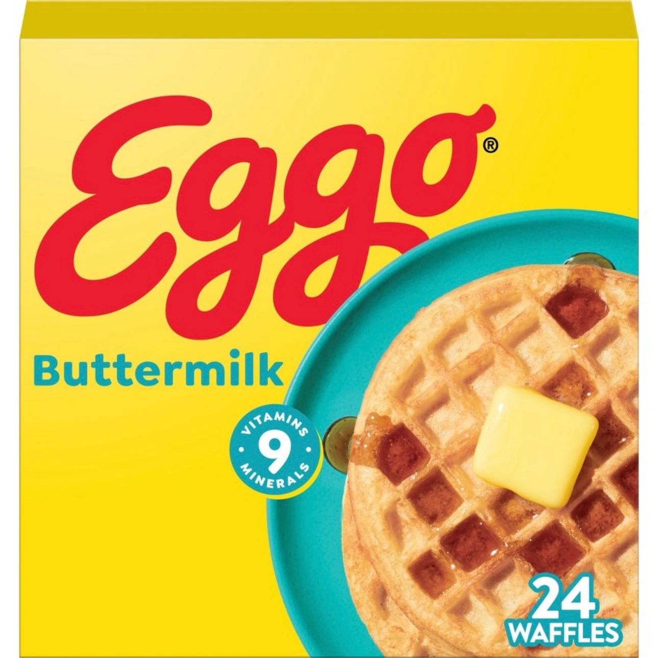 Eggo Frozen Waffles Buttermilk - 29.6oz/24ct