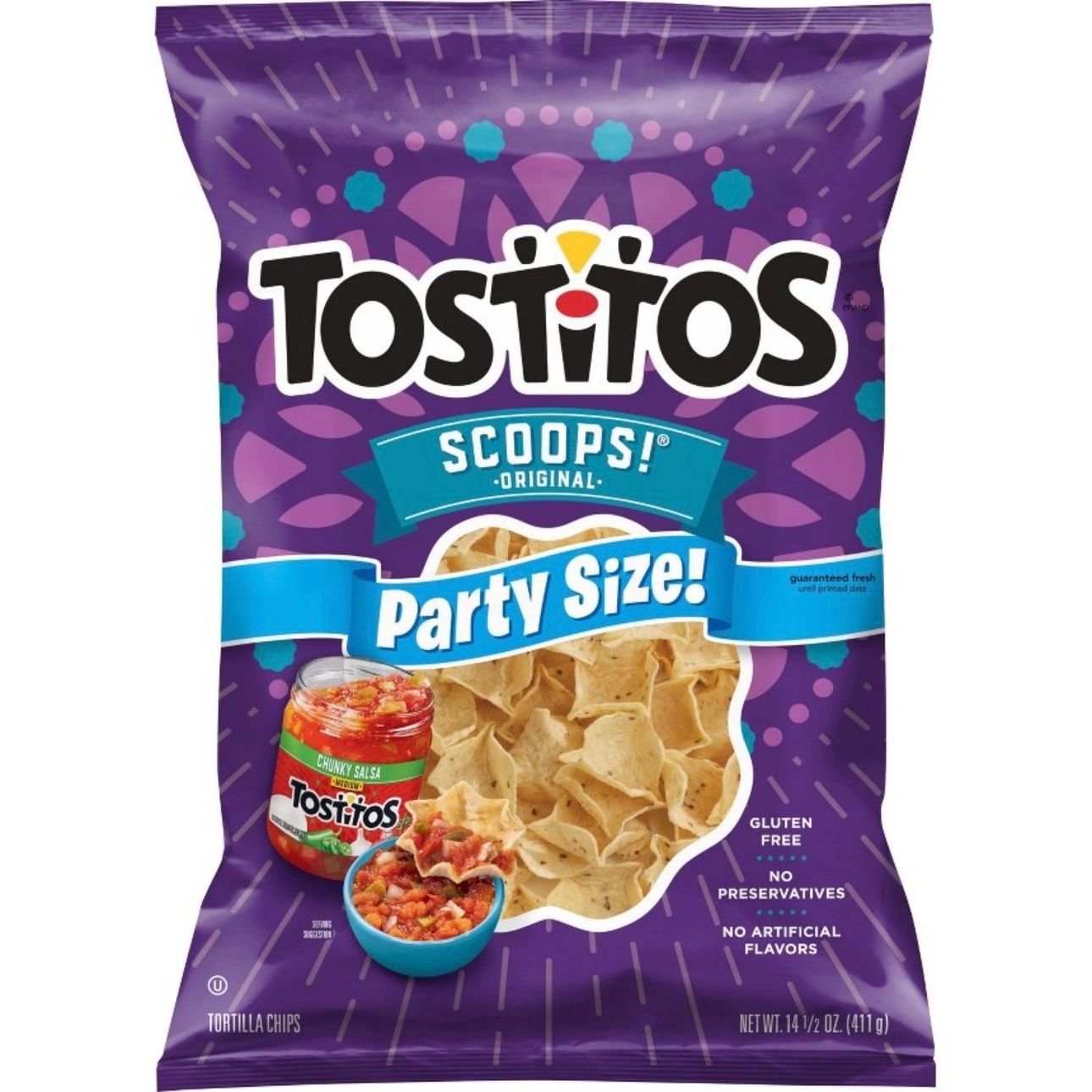 Tostitos Scoops! Party Size Tortilla Chips - 14.5oz