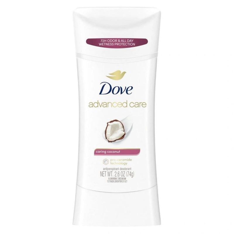 Dove Beauty Advanced Care Caring Coconut 72-Hour Antiperspirant & Deodorant Stick - 2.60z