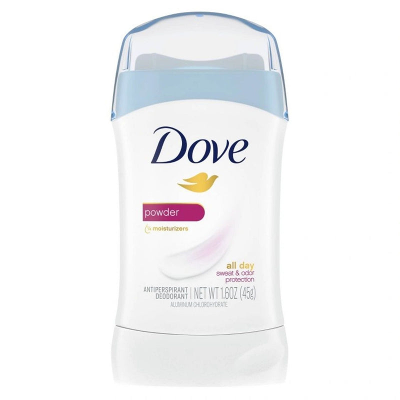 Dove Beauty Powder 24-Hour Invisible Solid Antiperspirant & Deodorant Stick - Trial Size - 1.60z