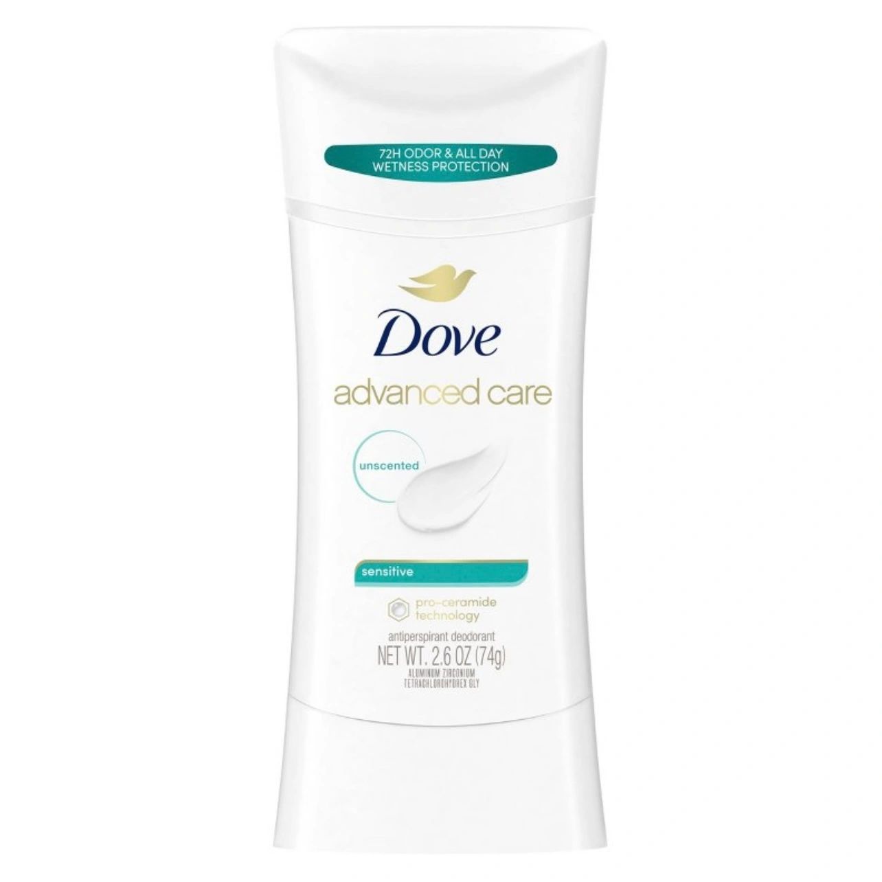 Dove Beauty Advanced Care Sensitive 72-Hour Women's Antiperspirant & Deodorant Stick - 2.6oz