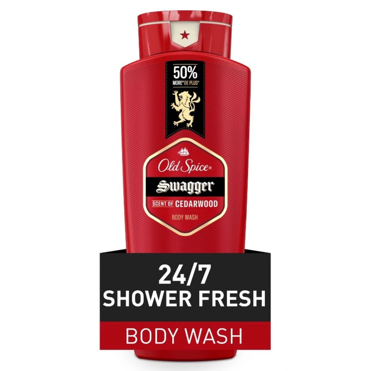 Old Spice Men's Swagger Scent of Confidence Body Wash - Cedar Scent - 24 fl oz