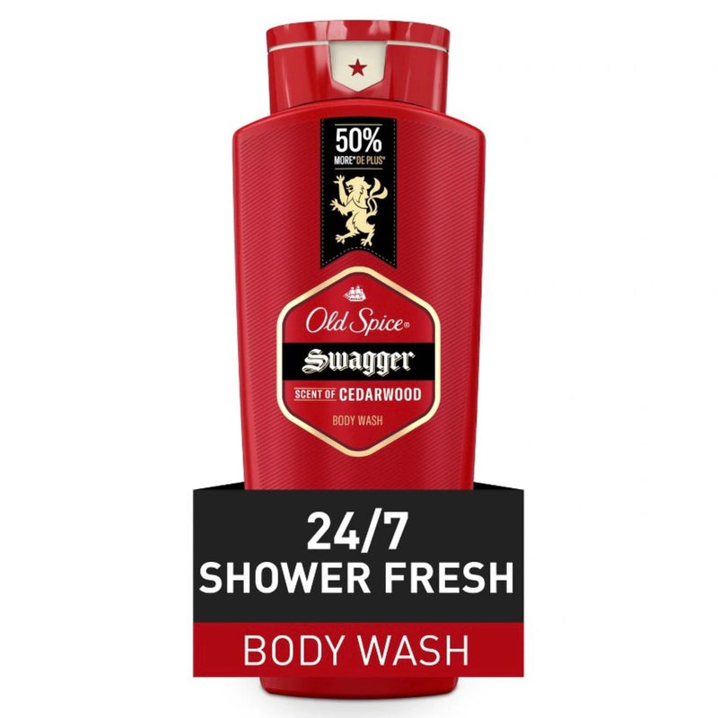 Old Spice Men's Swagger Scent of Confidence Body Wash - Cedar Scent - 24 fl oz