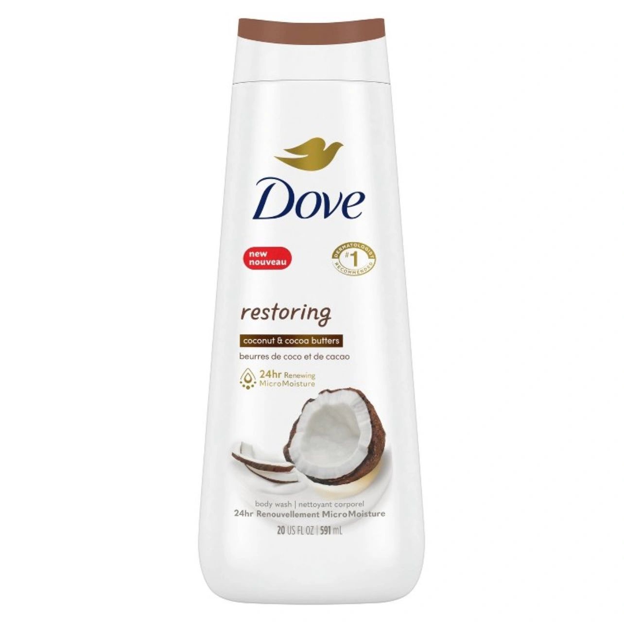 Dove Body Wash - Coconut - 20oz