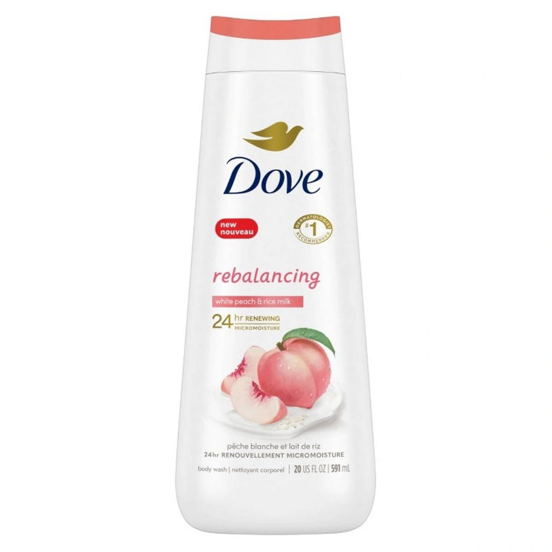 Dove Beauty Peach Body Wash - 20 fl oz