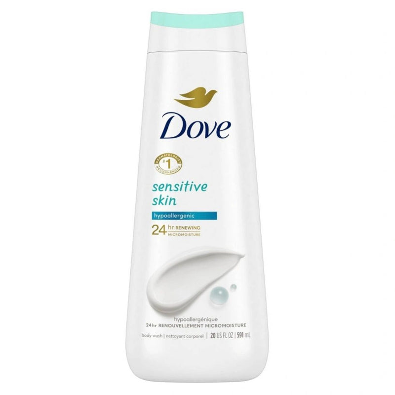 Dove Sensitive Skin Hypoallergenic Body Wash - 20 fl oz