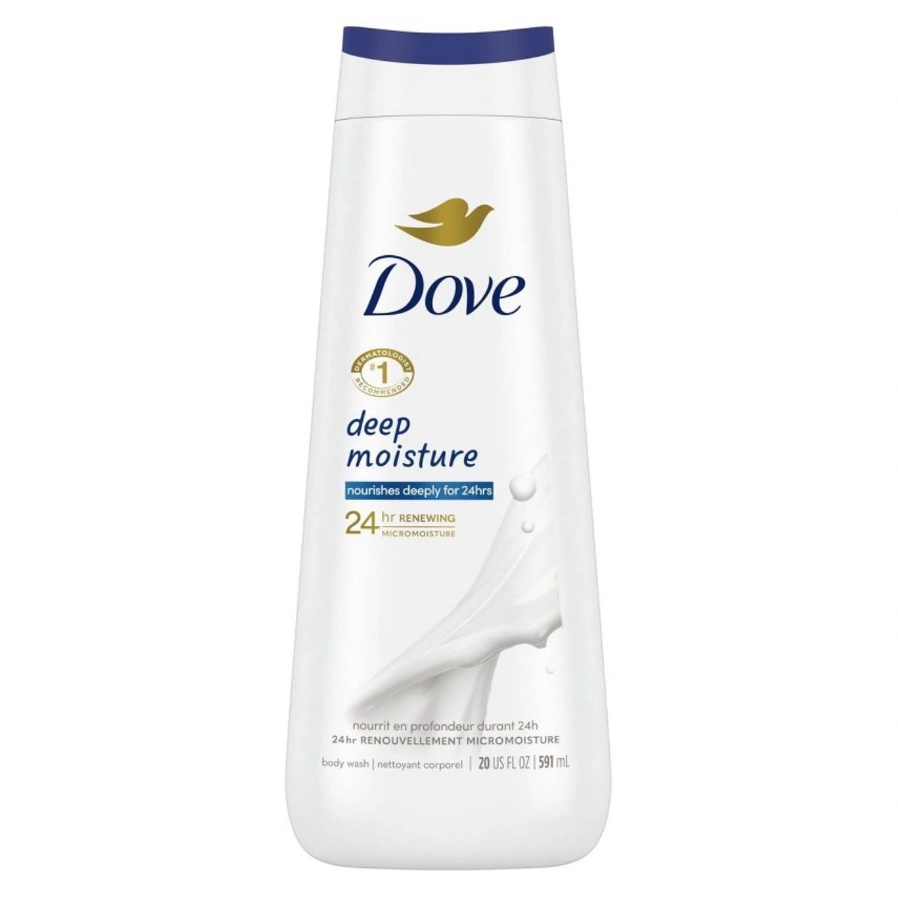 Dove Deep Moisture Nourishes the Driest Skin Body Wash - 20 fl oz