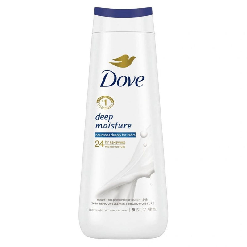 Dove Deep Moisture Nourishes the Driest Skin Body Wash - 20 fl oz