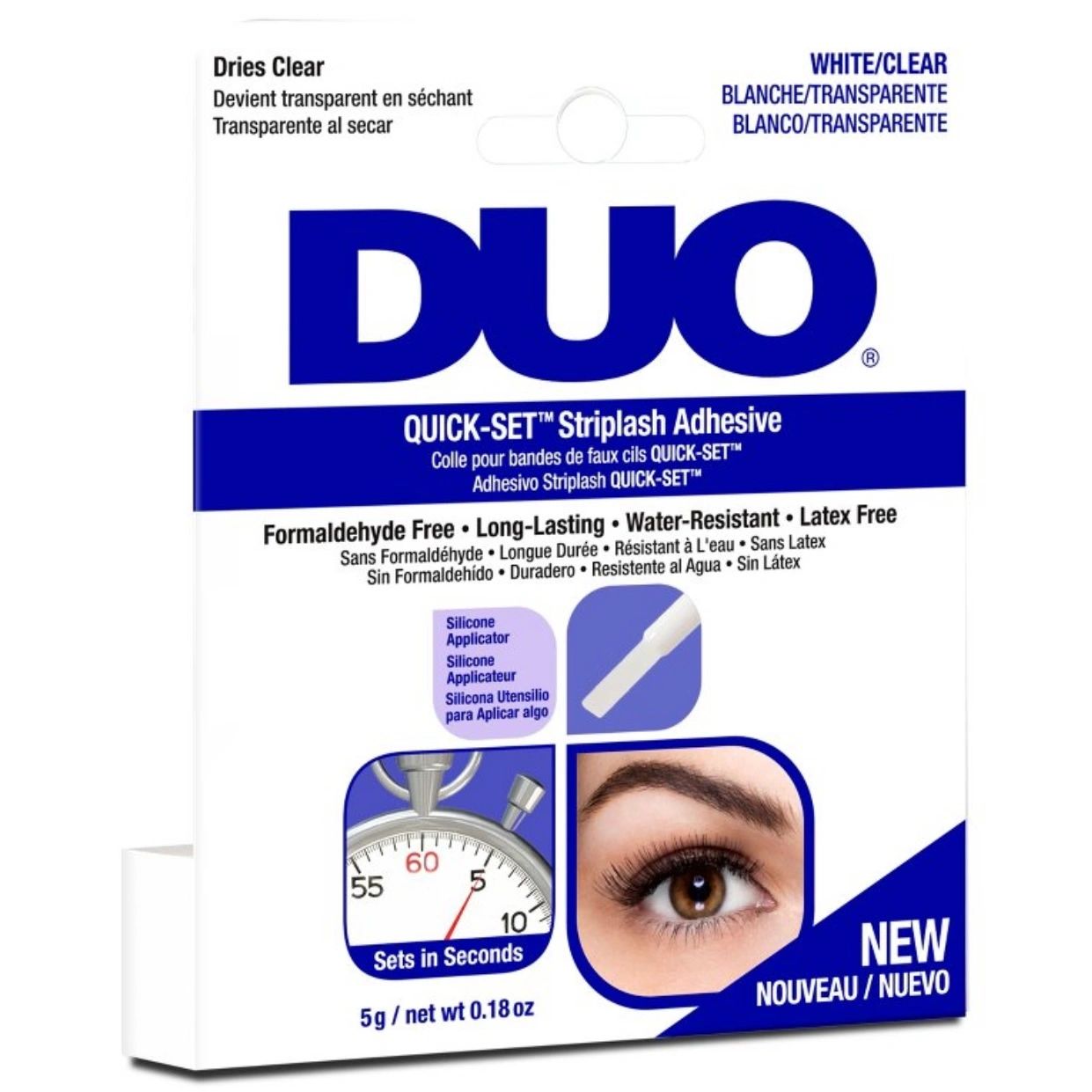 DUO Adhesive Quick Set Lash Adhesive - Clear