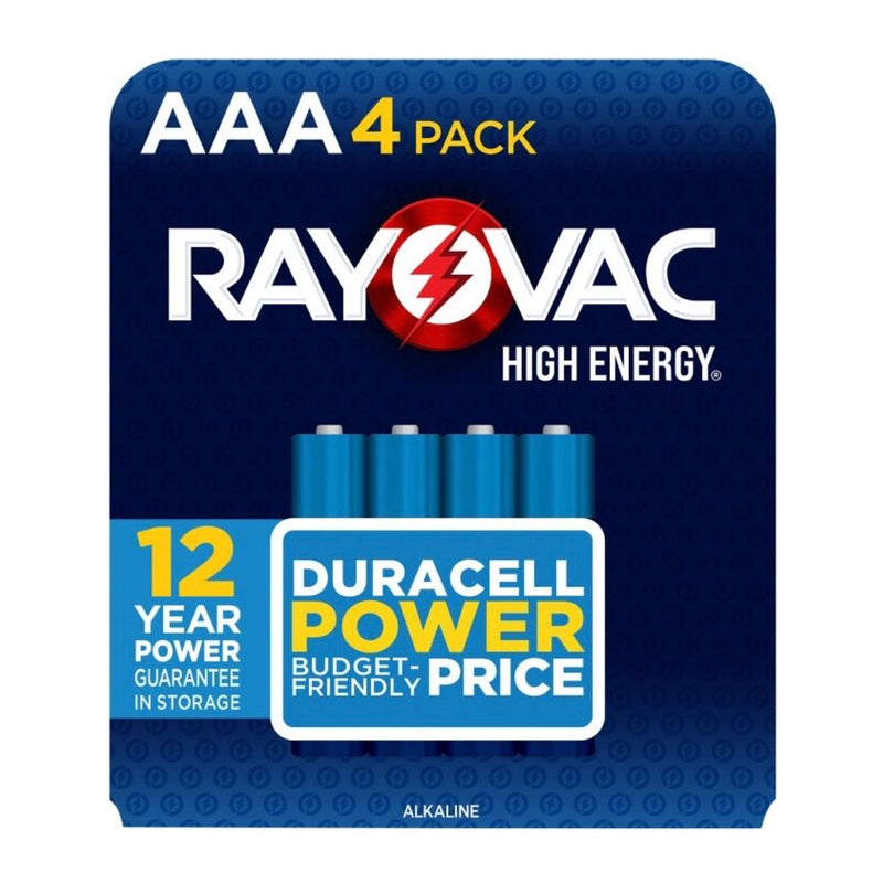 Rayovc High Energy 4pk Alkaline AAA Battery