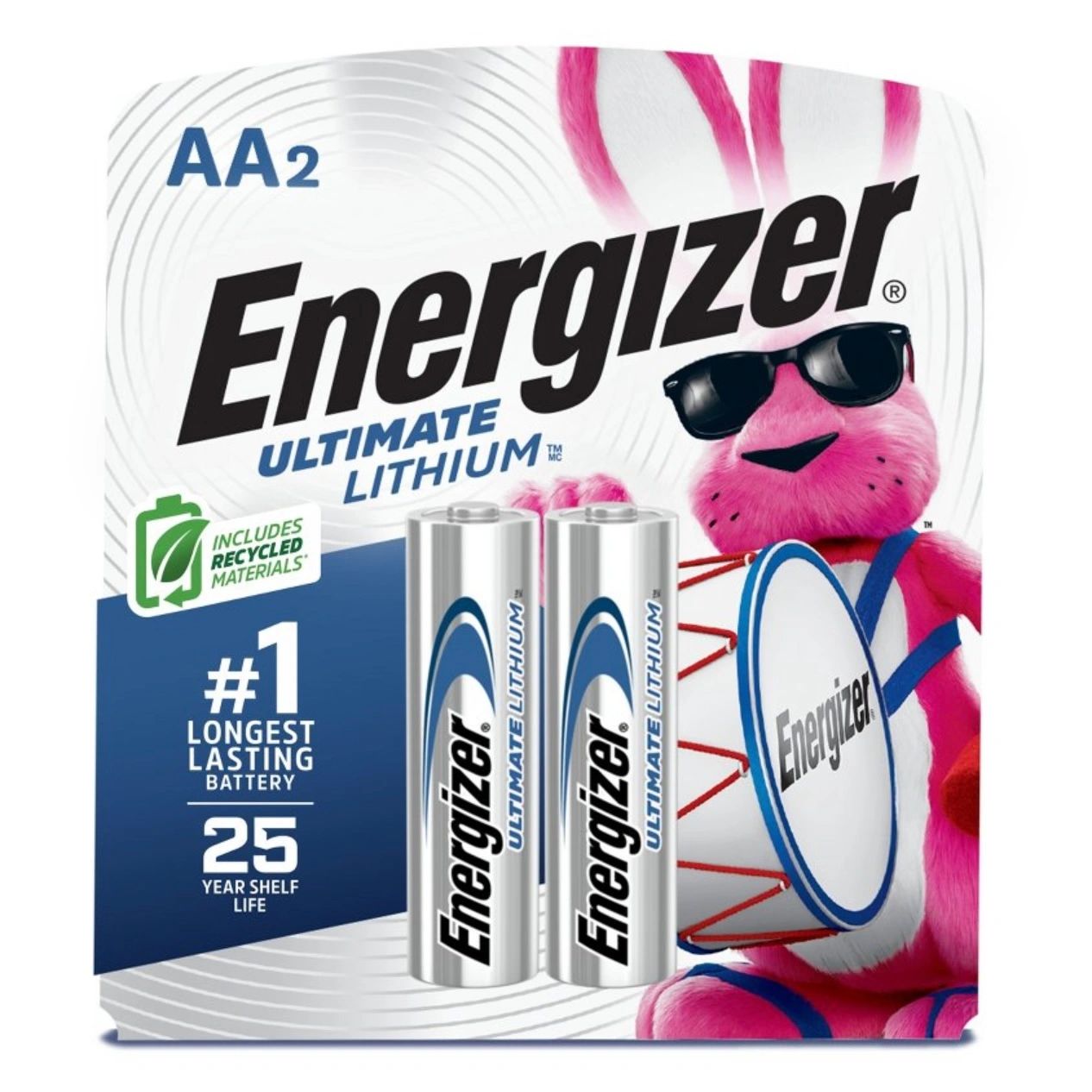 Energizer Ultimate Lithium AA Batteries - 2pk Lithium Battery