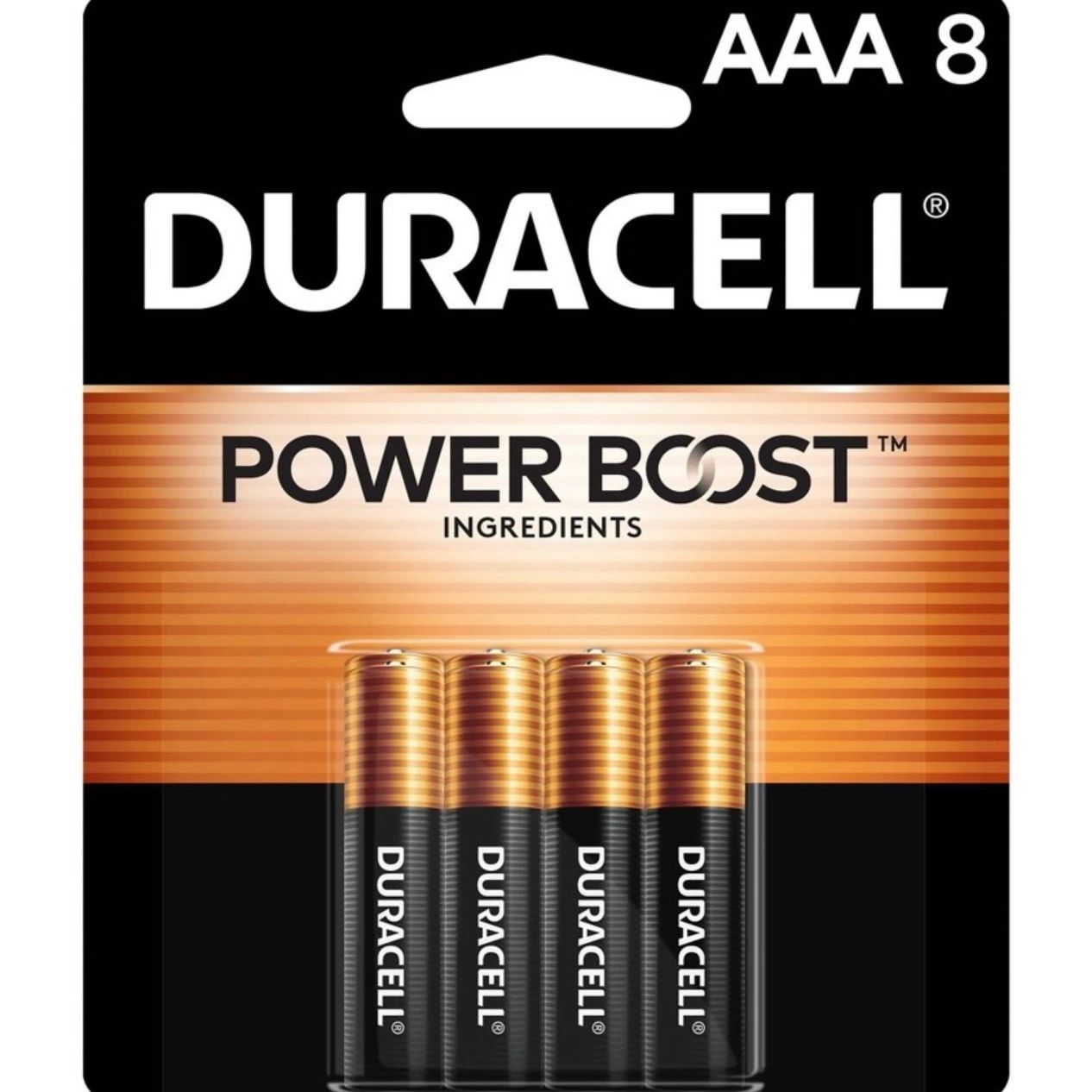 Duracell Coppertop AAA Batteries - 8pk Alkaline Battery: 1.5V, Household Use, Non-Rechargeable