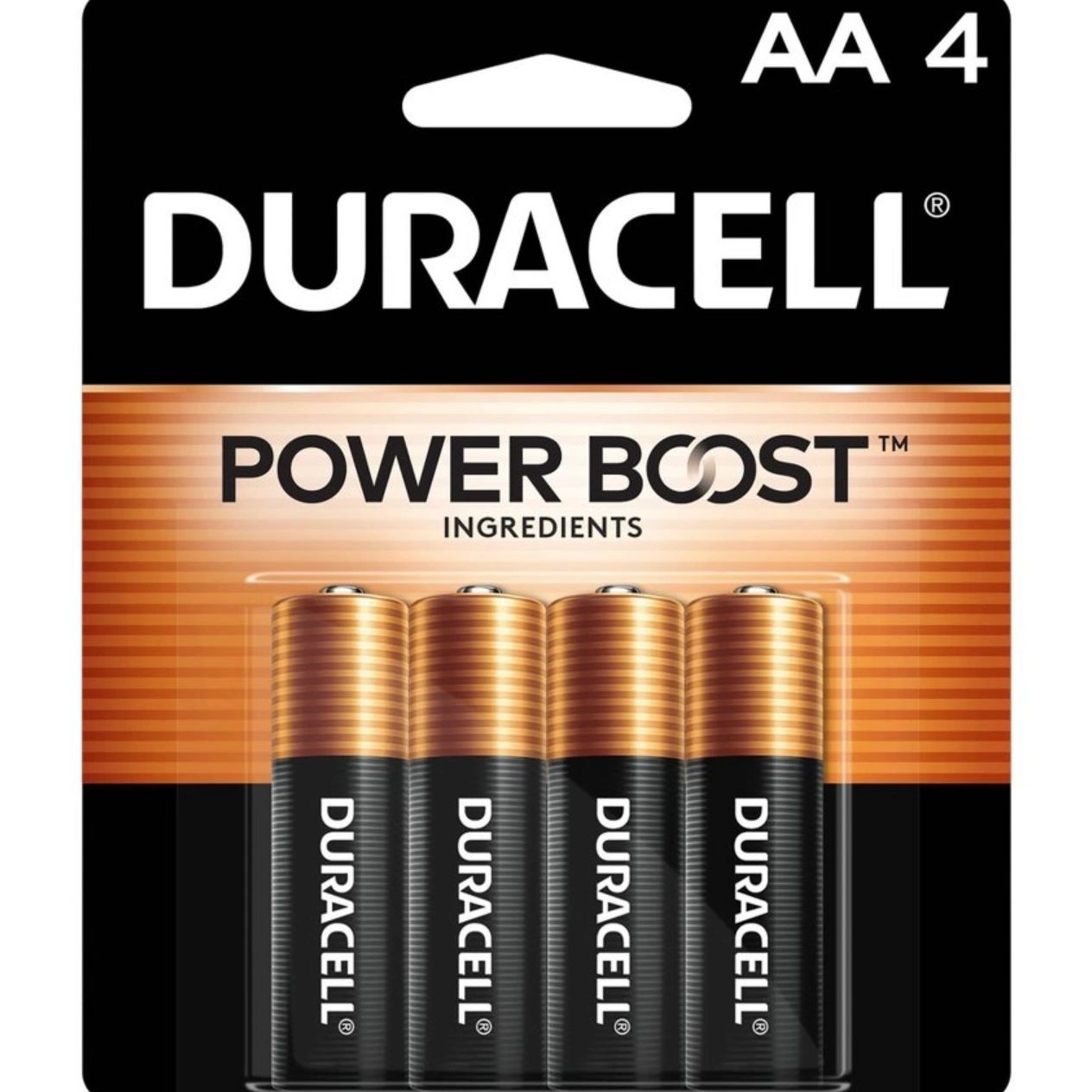 Duracell Coppertop AA Batteries - 4pk Alkaline Battery: Household Use, 1.5V, Single-Use